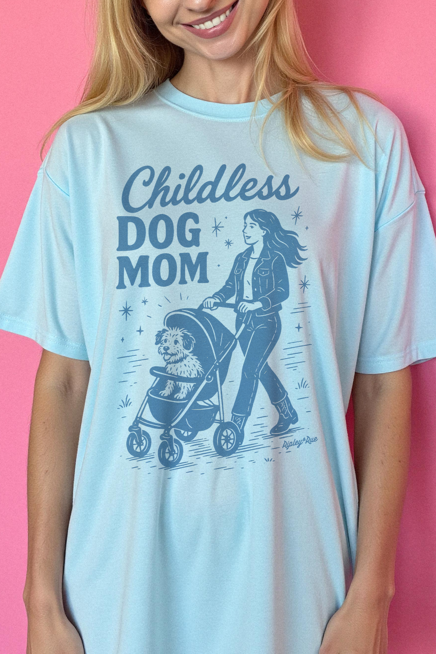 Childless Dog Mom T-shirt