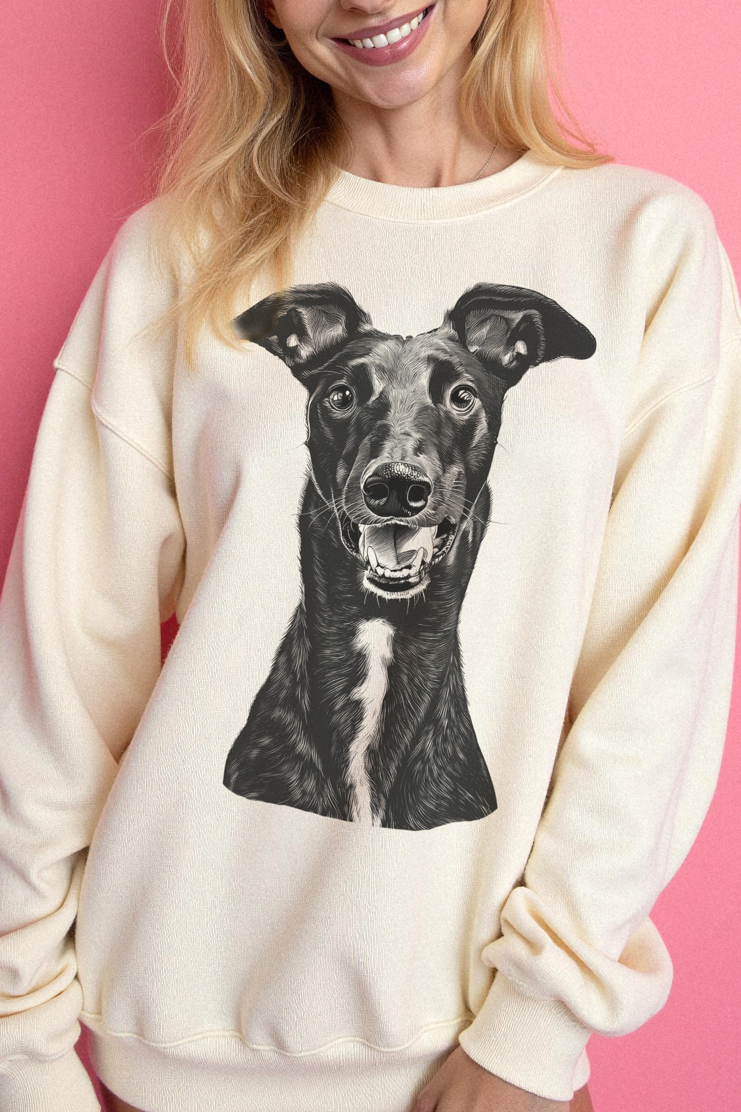 The Classic Pup Portrait Custom Sweatshirt