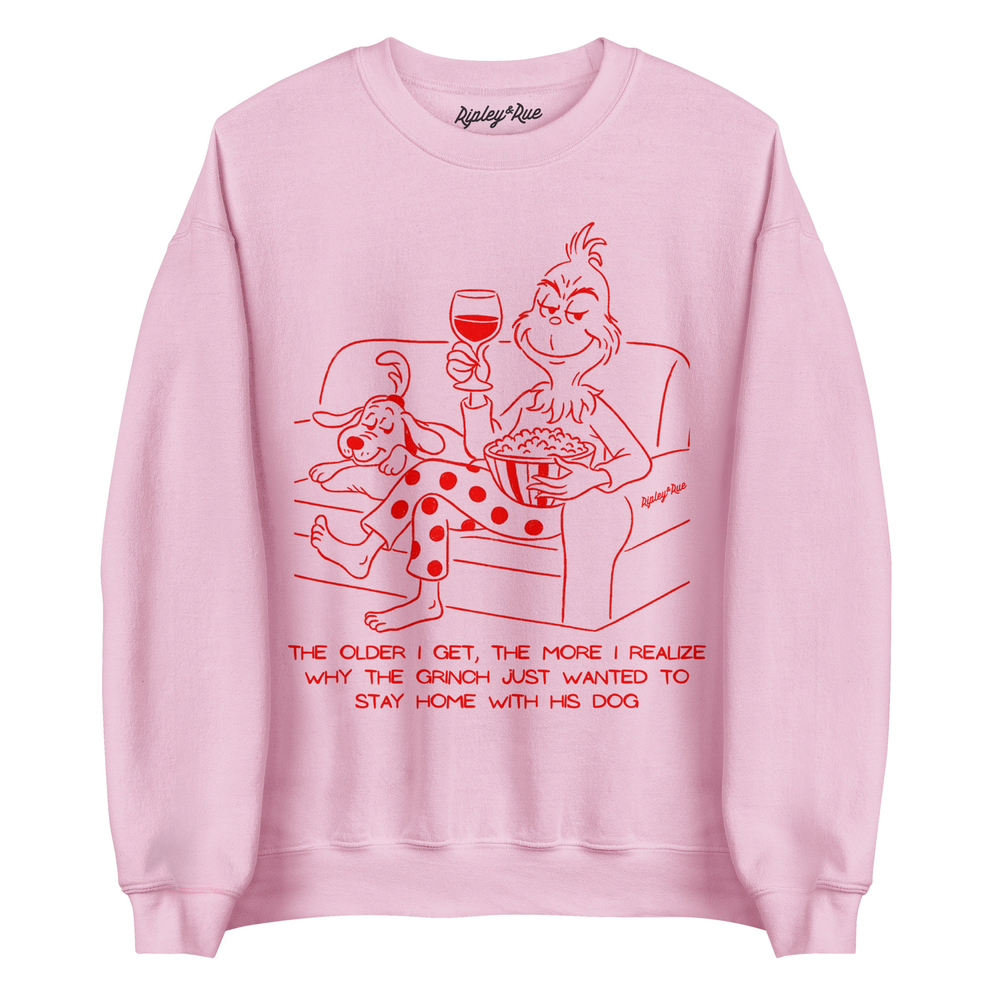 The Older I Get Grinch Holiday Sweatshirt