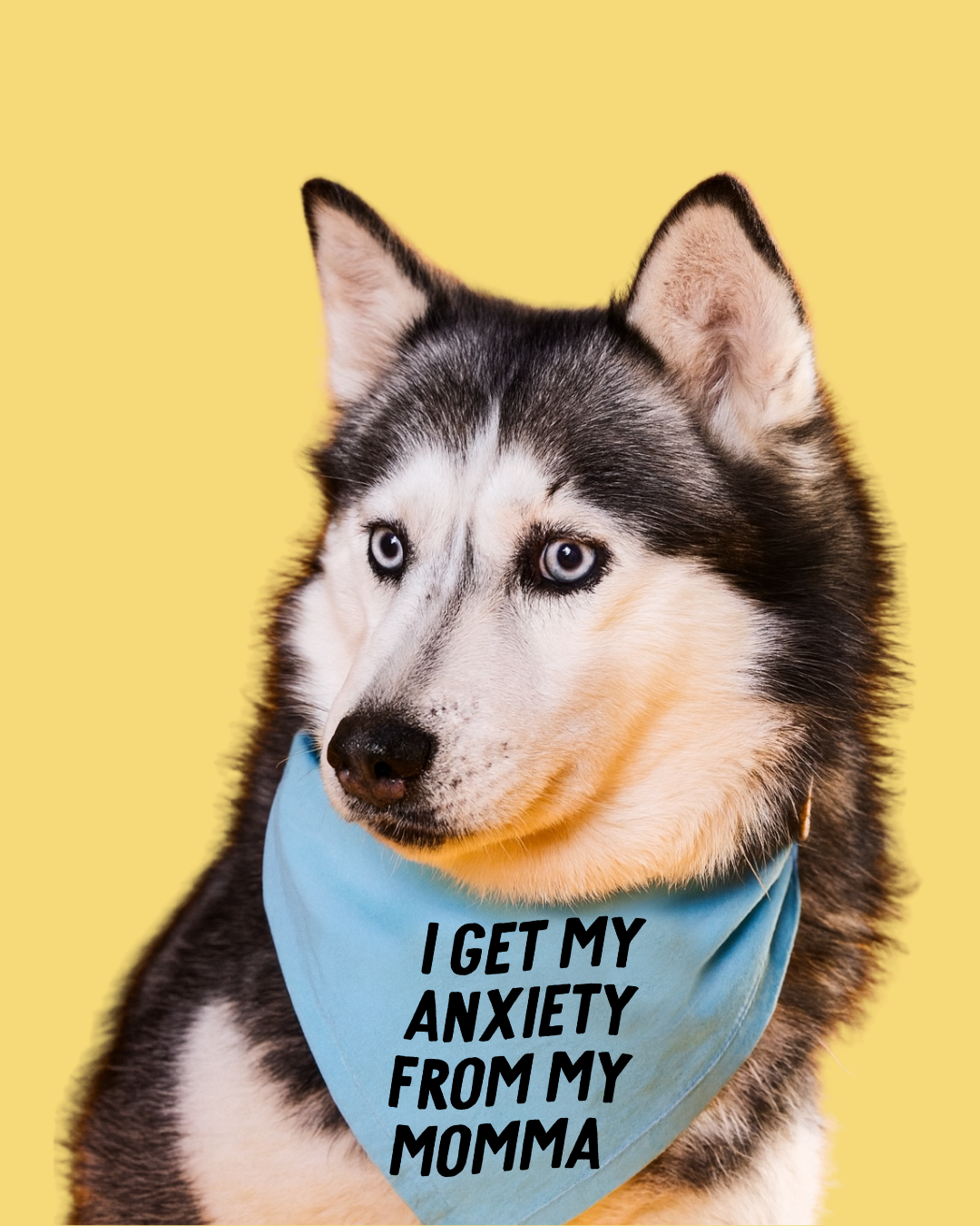 I Get My Anxiety From My Momma Dog Bandana