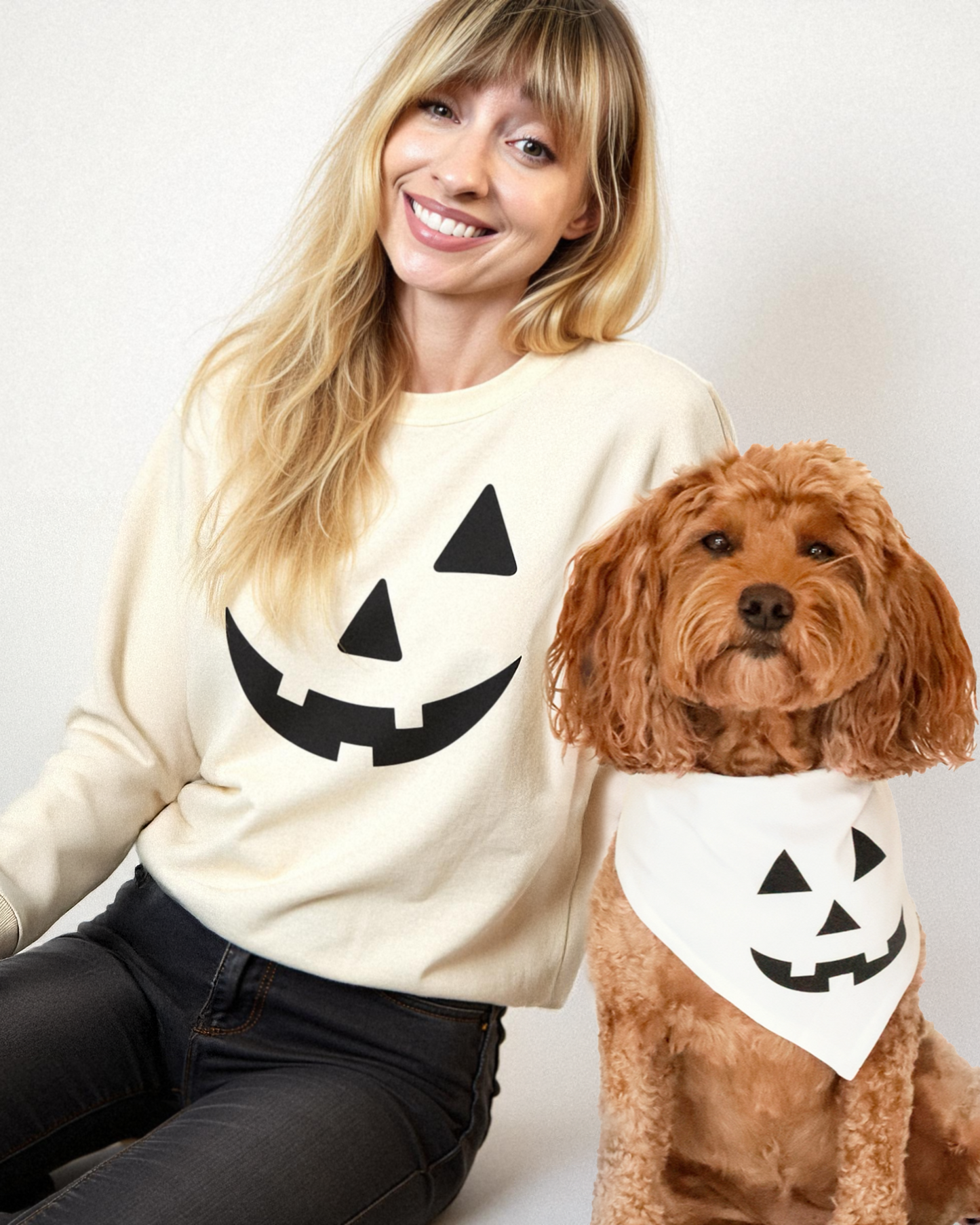 Oatmeal Jack O’Lantern Sweatshirt 🎃