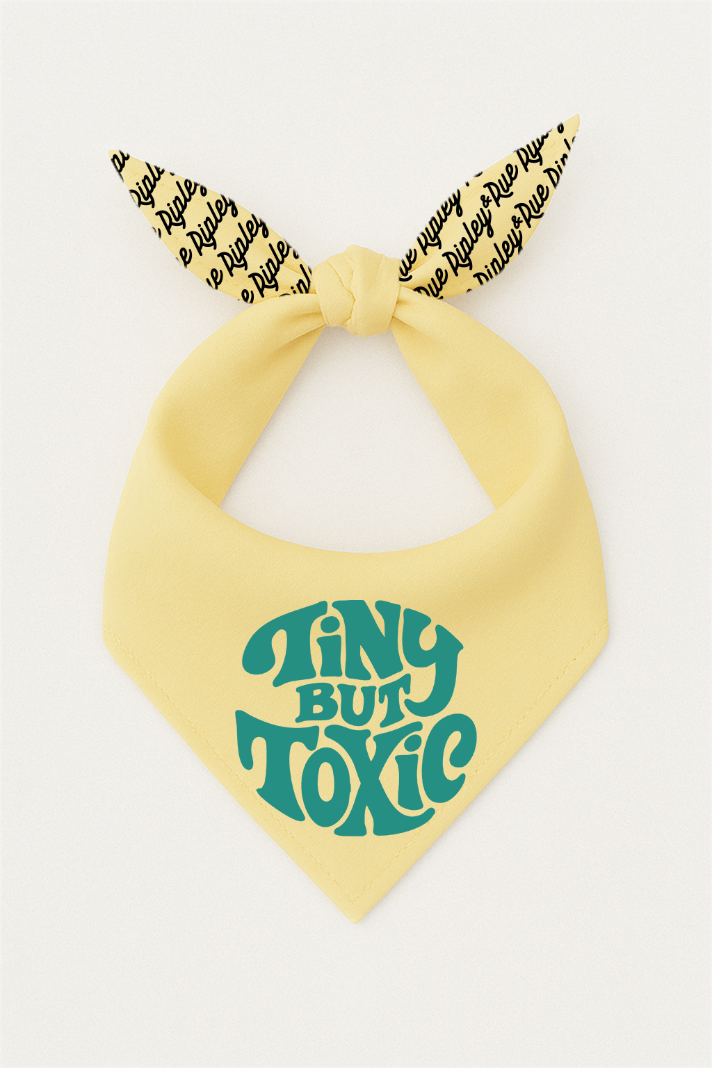 Tiny But Toxic Dog Bandana