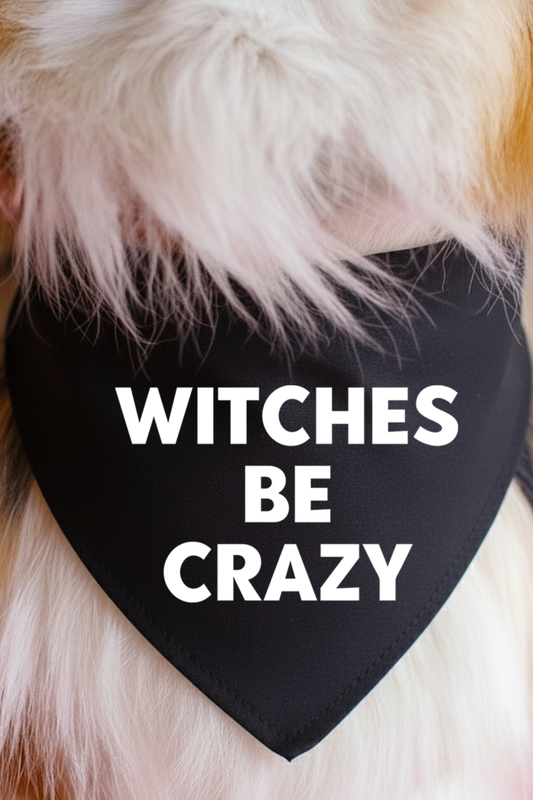 Witches Be Crazy Dog Bandana