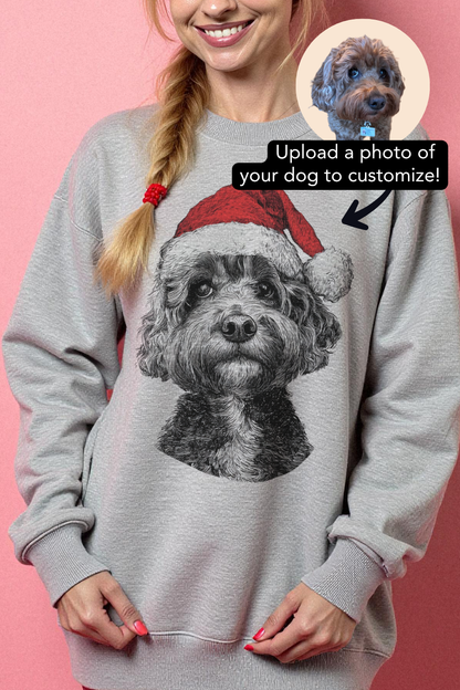 Santa Dog Custom Sweatshirt