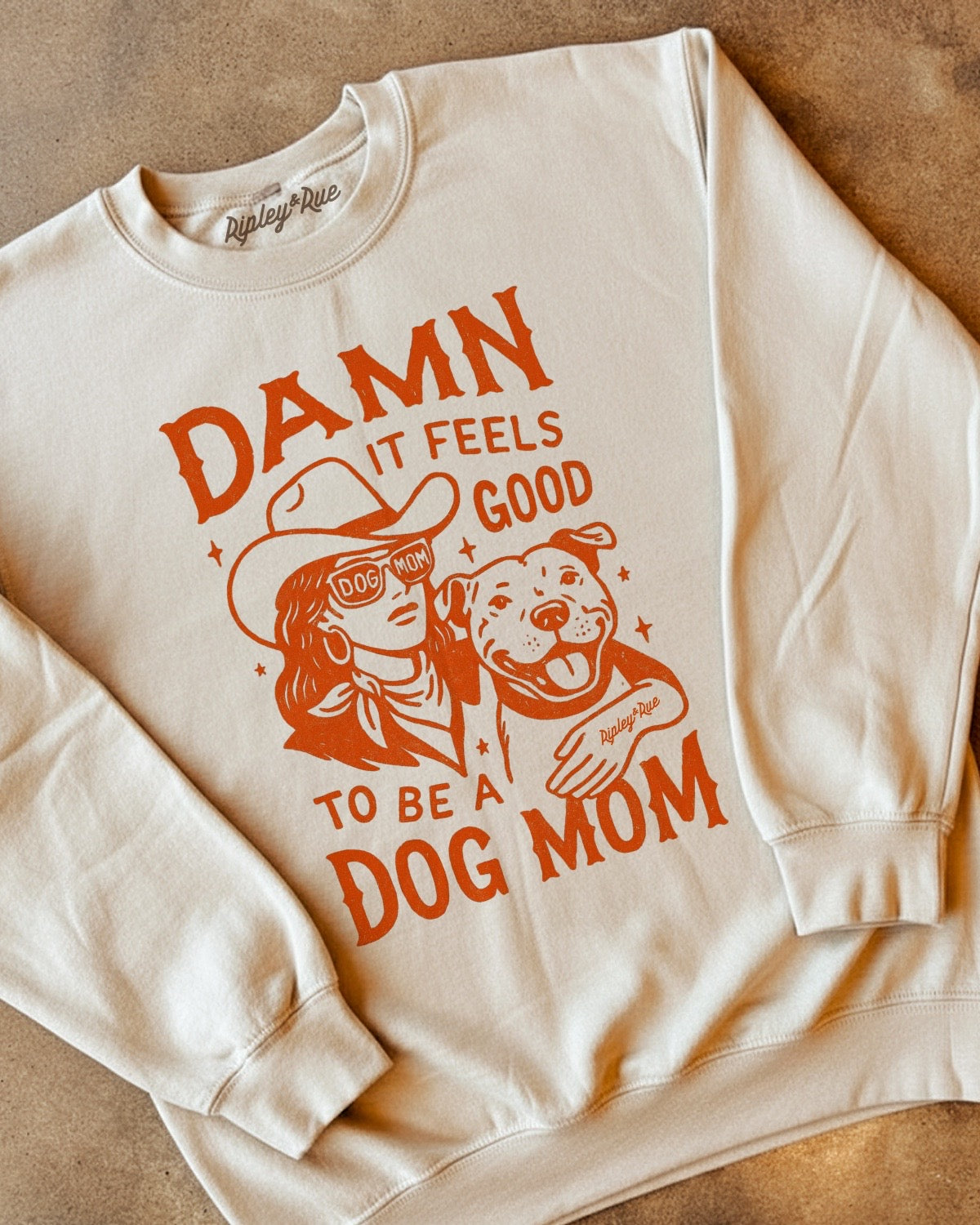 New ⚡ Damn It Feels Good To Be a Dog Mom Sweatshirt