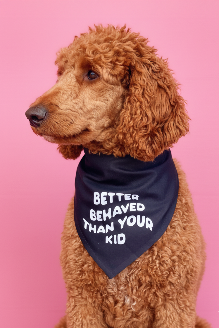 Better Behaved Than Your Kid Dog Bandana