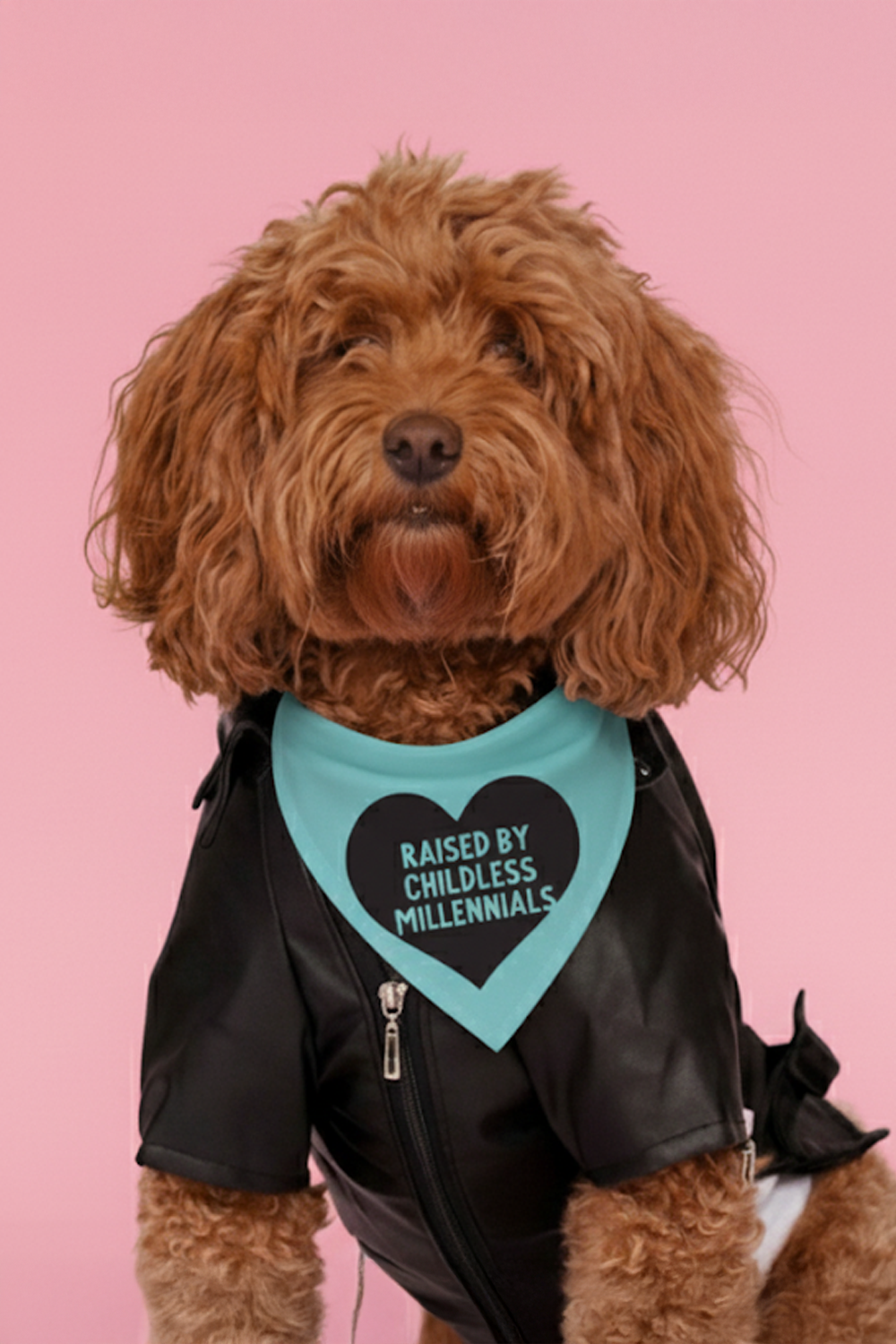 Raised By Childless Millennials Dog Bandana