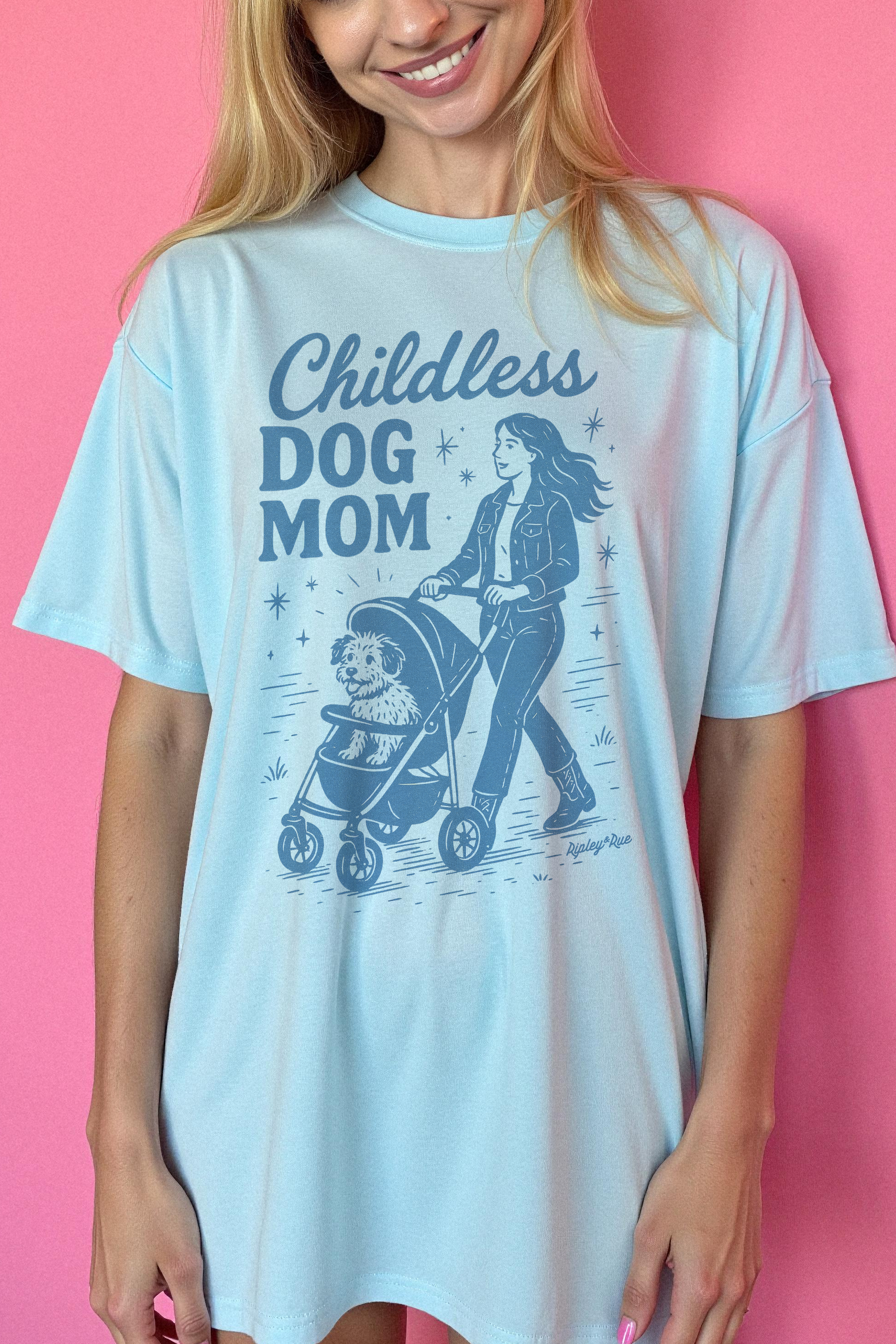 Childless Dog Mom T-shirt