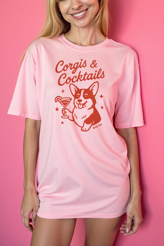 Corgi's & Cocktails T-shirt