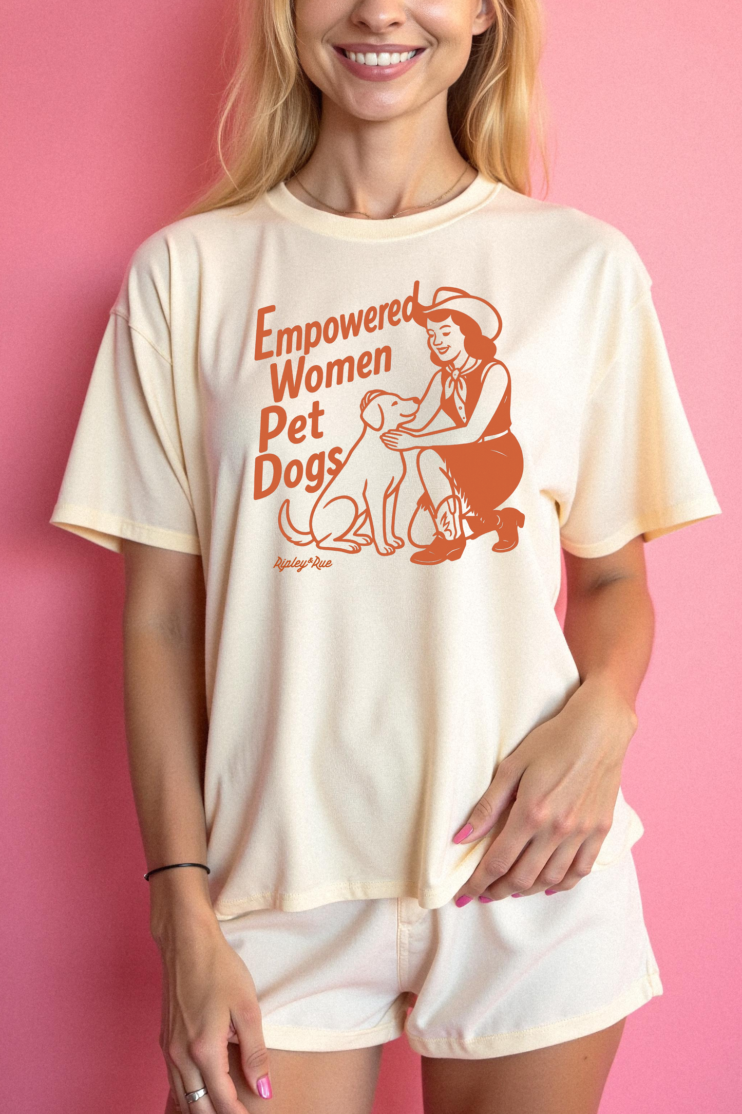 Empowered Women Pet Dogs T-shirt