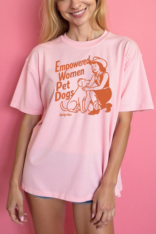 Empowered Women Pet Dogs T-shirt