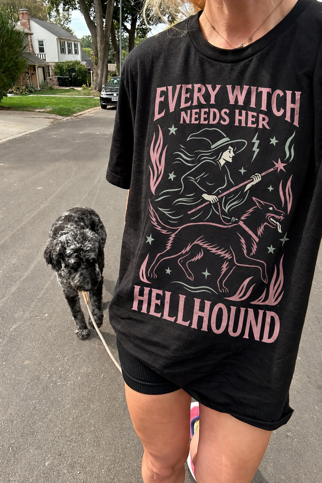Every Witch Needs Her Hellhound T-shirt