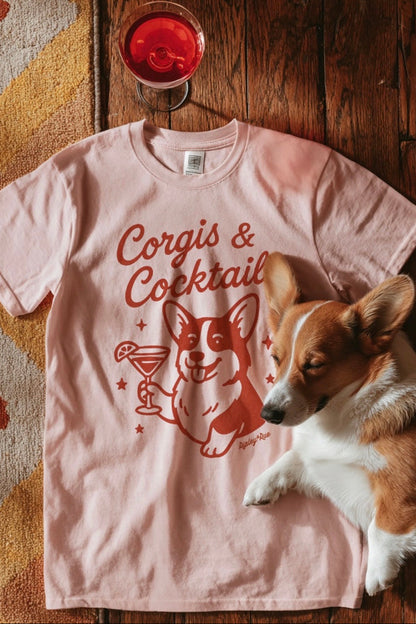 Corgi's & Cocktails T-shirt