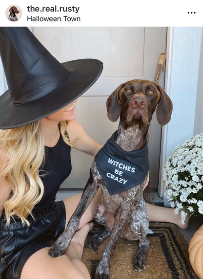 Witches Be Crazy Dog Bandana