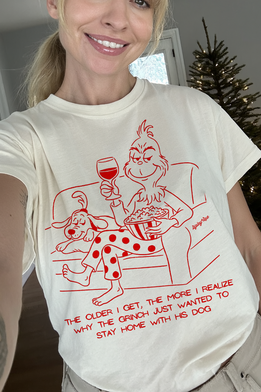 The Older I Get Grinch Holiday T-Shirt