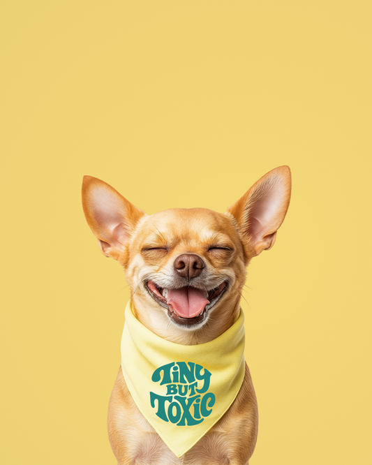 Tiny But Toxic Dog Bandana