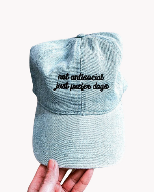 Not Antisocial, Just Prefer Dogs Hat