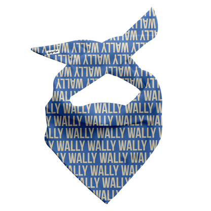 Personalized Blue & Cream Dog Bandana