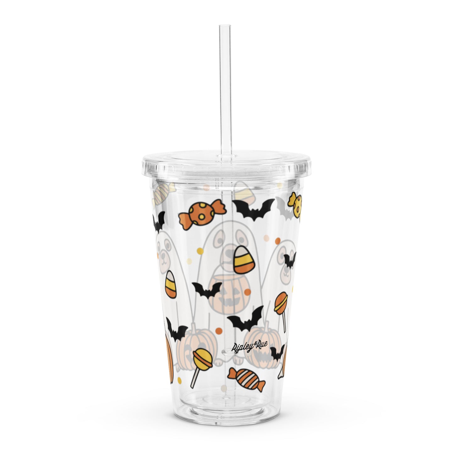 Dog Sheet Clear plastic tumbler