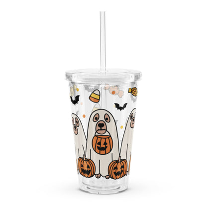 Dog Sheet Clear plastic tumbler