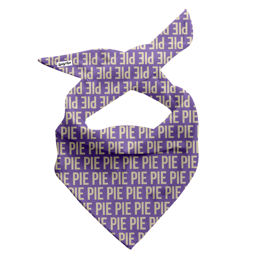 Personalized Eggplant Purple & Cream Dog Bandana