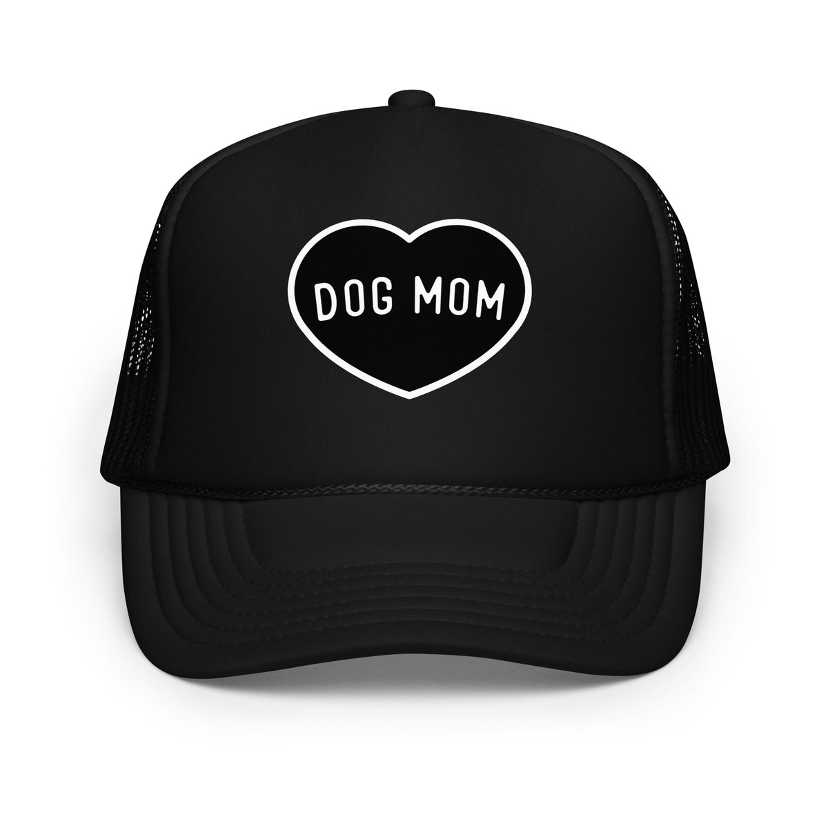 foam-trucker-hat-black-one-  display picture 1