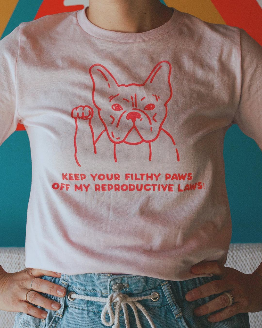 Keep Your Filthy Paws Off My Reproductive Laws Unisex Tee