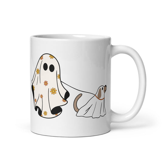 A Ghost Girl & Her Dog Mug