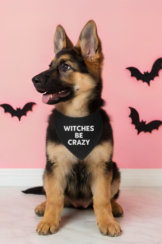 Witches Be Crazy Dog Bandana